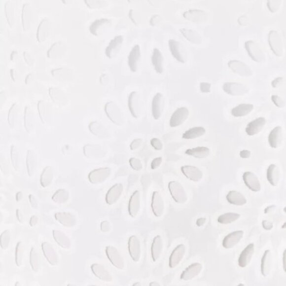 NWT 5" Gretchen High Rise Cotton Short - Resort White Eyelet Size 12 - Picture 2 of 4